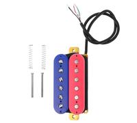 Hoement Pickup per Chitarra Elettrica Doppia Bobina al Manico Pickup Humbucker Regolabile in Metallo con Design Open Style per Upgrade e Riparazioni Facili per Prestazioni Professionali