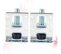 Hoement Piedini Regolabili per Mobili e Livellatori Viti in Acciaio, Staffa Angolare per Gambe di Armadi e Scaffali, Protezione Pavimento Antiscivolo, Set da 2 Pezzi per Uso Domestico