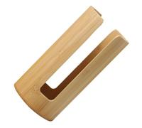 Hoement Porta Bicchieri in Bambù Elegante Stabilità Migliorata, Distributore di Tazze Usa e Getta per Bagno e Ufficio, Organizer Multifunzionale Moderno