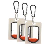 Hoement Porta Fascette Stringicavo 3 Pezzi in Plastica Quadrato per Elettricisti Accessorio per Organizzazione Cavi in Spazio di Lavoro Interno ed Esterno