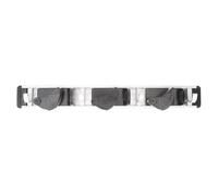 Hoement Porta Scope da Parete in Alluminio Spaziale Nero Organizer per Attrezzi da Giardino e Pulizia Ganci Resistenti senza Foratura per Scopa Panno Rastrello e Accessori Casa