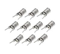 Hoement Portalampada Per Lampadine a Vite Con Base Avvitabile Miniatura, Supporto Robusto Per Spie Luminose, Set Da 10 Pezzi Per Installazione in Prese Di Luce Elettriche