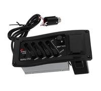 Hoement Preamplificatore Eq per Chitarra Acustica con Controllo del Volume, Basso, Altezza e Presenza, 4 Bande, Nero