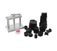 Hoement Pressa per Orologi Professionale in Metallo con Modelli e Kit Strumento per Riparazione e Sostituzione Batterie Orologi al Quarzo e Meccanici Utensile Apri Cassa e Chiusura Retro