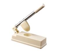 Hoement Pressa per Pasta per Ravioli Manuale Bianca Manico Esteso Stampo per Empanada e Involtori Utensile da Cucina Versatile per Preparazioni Casalinghe Rapide e Uniformi