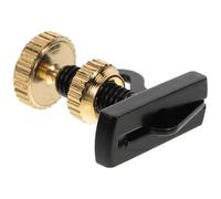 Hoement Regolatore di Precisione Facile da Usare in Metallo Nero Robusto e Leggero Accessorio Musicale per Accordature Accurate per Violino e Viola
