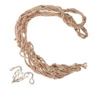 Hoement Sacca in corda di canapa riutilizzabile per alimenti, borsa da 5 catties con design creativo, perfetta per ambienti domestici