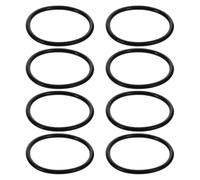 Hoement Set 10 Fasce Elastiche in Gomma per Supporto Antiurto Microfono a Condensatore Anelli Isolanti Antivibrazione per Microfono Clip di Serraggio Accessori per Sospensione in Studio