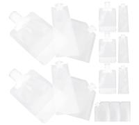 Hoement Set 15 Pezzi Contenitori per Crema da Viaggio in Plastica Pet Pa Pe Riutilizzabili Facili da Trasportare Design Preciso per Prodotti la Cura della Pelle