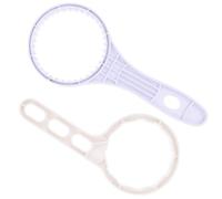 Hoement Set 2 Pezzi Chiavi per Filtro Acqua in Plastica Strumento per Smontaggio Alloggiamento Filtro Purificatore Domestico Accessorio Idraulico per Sostituzione Bottiglia Membrana
