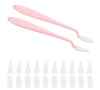 Hoement Set 2 Pezzi Strumenti per Disegnare Schizzi con Spugna per Sfumare, Gomma per Cancellare Dettagli Fini in Abs Rosa, Accessori con 20 Ricambi per Artisti e Studenti