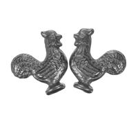 Hoement Set 2 Pezzi Utensili da Cucina in Ghisa a Forma di Pollo Integratore Vegetariano Riutilizzabile per Carenza di Ferro Accessorio per Pentole in Ferro per Cucina Sana e Sportivi