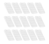 Hoement Set 20 Pezzi Livellatori per Mobili in Plastica Regolabili a Cuneo, Piedini Antiscivolo per Tavoli, Sedie e Wc, Accessori per Livellamento su Pavimenti Irregolari e Stabilità Casa