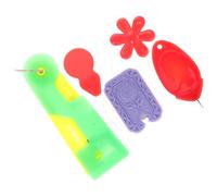 Hoement Set 5 Pezzi Infila Aghi in Plastica per Cucito Manuale e Macchina da Cucire, Accessorio Sicuro e Affidabile Forme Varie per Progetti di Cucito Precisi Colore Colore Casuale