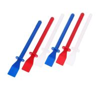Hoement Set 6 Spatole Flessibili per Spalmare Colla Pelle, Strumenti Portatili per Incollare e Pittura Artigianale, Accessori Fai da Te per Lavorazione Pelle, Carta e Colore Casuale
