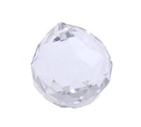 Hoement Sfere di Cristallo Artificiale Uso Decorativo e Rifrazione della Luce per Lampadari 2 Pezzi Palline Pendenti Decorativi da 60mm Perfette per Decorazioni di Nozze