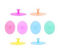 Hoement Spazzola per Doccia in Silicone per 8 Pezzi Spazzola da Bagno per Neonati Delicata e Sicura Massaggiatore per Cuoio Capelluto Morbido per Bagnetto e Shampoo