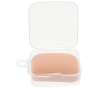 Hoement Spugna per Cipria Beige a Forma di Cuscino in Materiale Morbido e Delicato per Trucco e Primer Confezione a Scatola, Set di 1 Pezzo per Applicazione Viso