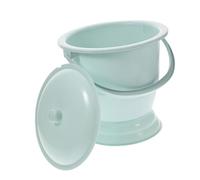 Hoement Sputacchiera Domestica in Plastica Pp Ispessita Con Coperchio e Maniglia, Vaso Da Notte Portatile Compatto e Resistente, Secchio Urinatoio Pratico Per Uso Casalingo