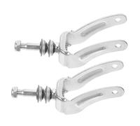 Hoement Staffa Forcella Ruota Anteriore in Acciaio Per Sedia Rotelle Con Cuscinetti Stabile e Leggera Ricambio Versatile Per Sedie Rotelle Manuali Ed Elettriche Supporto Per Esperienza Di