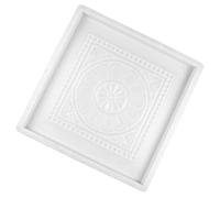 Hoement Stampo per Pavimentazione da Giardino Fai da Te in Plastica Riutilizzabile, Forma Tanglian 5, 40x40x3,5 Cm, Resistente e Antiscivolo, per Calcestruzzo, Cortili Stile Cinese