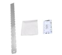Hoement Strumento Di Misura Per Liutai Righello Dentellato e Dritto Inossidabile Precisione Per Chitarre Elettriche e Acustiche Include Fret Rocker e Vernier Per Controllo Corde e