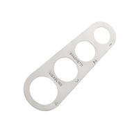 Hoement Strumento Misurazione Spaghetti in Acciaio Resistente con Dosatore Pasta Portatile e Preciso per Controllo Porzioni in Cucina Domestica e Professionale