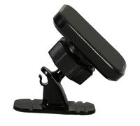 Hoement Supporto Magnetico per Telefono Auto, Montaggio Adesivo | Plastica Nera, Dock una Mano, Layout Magneti Circolari, per Console Centrale e Comandi Audio