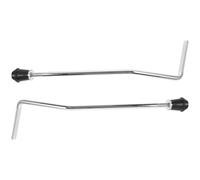 Hoement Supporto per Batteria in Metallo 2 Pezzi, Accessori per Chitarra Elettrica e Tamburo, Regolabile per Stabilità e Miglior Esperienza di Suono