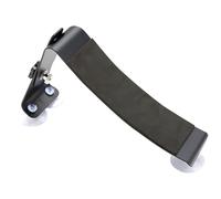 Hoement Supporto per Chitarra Classica Regolabile in Lega e Eva Nero con Ventosa, Leggero e Riduce L'affaticamento, per Mandolino e Chitarra