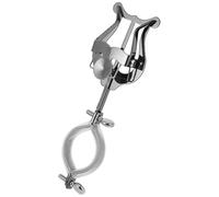 Hoement Supporto per Spartiti in Lega Portatile Clip Musicale Regolabile per Clarinetto e Oboe, Lira Leggera per Strumenti a Fiato da Banda, Accessorio per Musicisti in Movimento