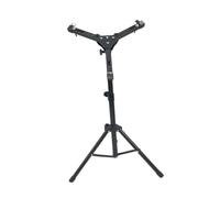 Hoement Supporto Regolabile per Practice Pad in Ferro e Abs Stand per Dumb Drum Nero per Principianti e Allenamento Snare Drum