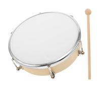 Hoement Tamburo Giocattolo Mano in Legno da Strumento Percussione con Cornice Robusta Adatto per Ragazzo Ragazza Piccoli e Ragazzo Ragazza per Musicoterapia e Divertimento
