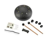 Hoement Tamburo Lingua Di Metallo Strumento Percussione Tamburo Mano Facile Da Imparare Per Principianti Yoga e Istruzione Suono Nitido e Penetrante