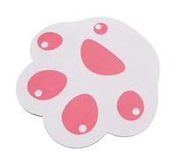 Hoement Tappetino Mouse Gomma Forma Zampa di Gatto Bianco, Leggero e Portatile, per Casa e Ufficio, Design Cartoon Adorabile