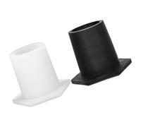 Hoement Tappo Silicone da Apertura 2 Pezzi in Ombrellone Tavolo | Anello Stabilizzatore per Apertura Tavolo, Protegge Dall’acqua Piovana, Accessorio per Esterni e Patio