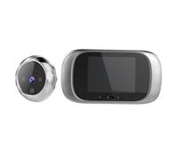 Hoement Telecamera Spioncino Digitale Ampio con Integrata e Foto Automatica Campanello Smart senza Batteria Visione Chiara e Standby Giorni Videocitofono per Sicurezza Casa