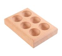 Hoement Vassoio in Legno per Uova Resistente e Compatto Porta Uova Delicato per Cucina Supporto Stabile e Riutilizzabile Salva Spazio e Pratico Accessorio per Casa
