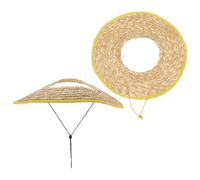 Hoement Visiera Parasole Morbida e Traspirante Casco di Sicurezza per Paglia di Grano 2 Pezzi Ampia Tesa Adatta per Attività All'aperto e Cantieri