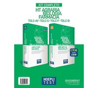 HOEPLI TEST - AGRARIA BIOLOGIA FARMACIA - KIT COMPLETO - AA.VV. - HOEPLI