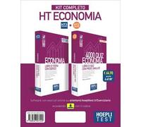 Hoepli test. Economia. Kit completo: Libro di teoria con esercizi-4000 Quiz con prove simulate