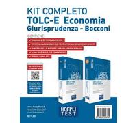 Hoepli test. TOLC-E Economia, Giurisprudenza. Kit completo: Libro di teoria con esercizi-4000 quiz con prove simulate. Con espansione online