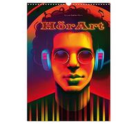 HörArt (Wandkalender 2026 DIN A3 hoch), CALVENDO Monatskalender: Stylische Kids mit Sound auf den Ohren