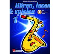 Hören, lesen & spielen 1 Altsaxophon (Tascabile)