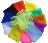 Hoerev® Confezione Piccola da 12 Sciarpe Juggling (Danza) 40 cm x 40 cm