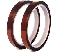 HOEREV Nastro ad Alta Temperatura Polyimide Film Transfer Nastro Termico 2 Rolls 25mm X 33m Nessun Residuo