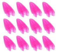 HOEREV Piccola Confezione da 12 Sciarpe da Giocoleria (Danza) 40cmx40cm,12 Rosa