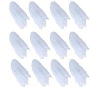 HOEREV Piccola Confezione da 12 Sciarpe da Giocoleria (Danza) 60cmx60cm,12 Bianco