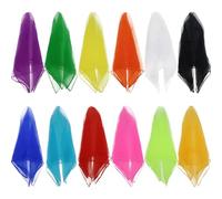 HOEREV Piccola Confezione da 12 Sciarpe da Giocoleria (Danza) 60cmx60cm,12 Misto