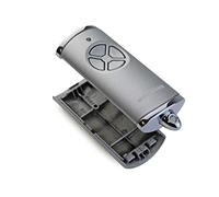 Hörmann Custodia per trasmettitore manuale HSE4BS, effetto argento, 4510787, alloggiamento vuoto, senza batteria, senza scheda di ricambio, guscio superiore e inferiore